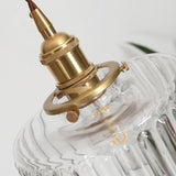 CrystalAura – Vintage Cilindervormige Glazen Hanglamp voor Tijdloze Elegantie