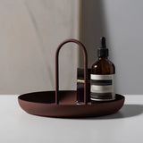 NordicCarry Ronde Draagbare Tray – Handige Opbergtray voor Sieraden en Kleine Objecten