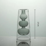 FloraLume Creatieve Glazen Bloemenvaas – Elegante Decoratieve Hydrocultuur Fles voor Woning, Kantoor en Bruiloft