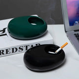 NordicAura Draagbare Keramische Asbak – Creatieve Scandinavische Decoratie & Functioneel Design