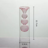 FloraLume Creatieve Glazen Bloemenvaas – Elegante Decoratieve Hydrocultuur Fles voor Woning, Kantoor en Bruiloft