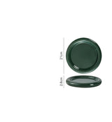 PureServe Koreaanse Keramische Dessertplaat – Minimalistische Eet- en Snackplaat