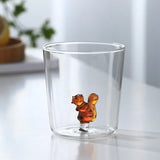 FloraPaw 3D Artistiek Glazen Drinkglas