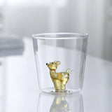 FloraPaw 3D Artistiek Glazen Drinkglas