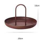 NordicCarry Ronde Draagbare Tray – Handige Opbergtray voor Sieraden en Kleine Objecten