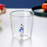 FloraPaw 3D Artistiek Glazen Drinkglas