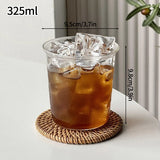 NordicRipple Aesthetic Iced Coffee Glas