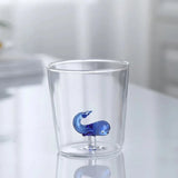 FloraPaw 3D Artistiek Glazen Drinkglas