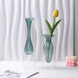 FloraLume Creatieve Glazen Bloemenvaas – Elegante Decoratieve Hydrocultuur Fles voor Woning, Kantoor en Bruiloft