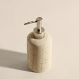 Luxe Kalksteen Tandenborstelhouder & Zeepdispenser Set