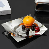 NordiLux Irreguliere RVS Sieraden- & Fruittray – Scandinavische Design Opberg- en Decoratieschaal