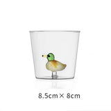 FloraPaw 3D Artistiek Glazen Drinkglas