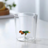 FloraPaw 3D Artistiek Glazen Drinkglas