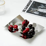 NordiLux Irreguliere RVS Sieraden- & Fruittray – Scandinavische Design Opberg- en Decoratieschaal