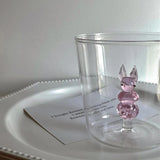 FloraPaw 3D Artistiek Glazen Drinkglas