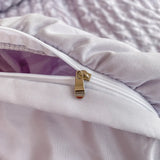 Korean Lace Seersucker Luxe Beddengoedset – Ademend TWILL Duvet Cover Set met Kantafwerking