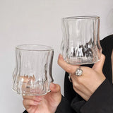 NordicRipple Aesthetic Iced Coffee Glas