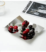 NordiLux Irreguliere RVS Sieraden- & Fruittray – Scandinavische Design Opberg- en Decoratieschaal