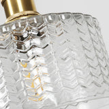 CrystalAura – Vintage Cilindervormige Glazen Hanglamp voor Tijdloze Elegantie