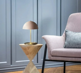 LumaBau Minimalistische Bauhaus LED Bureaulamp – Creatieve Metalen Tafellamp