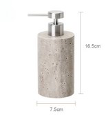 Natuurlijke Zilvergrijze Cave Stone Luxe Badkamer Accessoireset