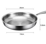 TitaLux – Pure Titaniumpan met Visschub-Hamerslagpatroon