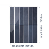 DecoFlex 3D Wandtegels – Zelfklevende Waterdichte Wandstickers met Harscoating