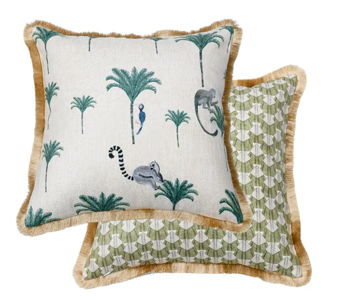 CA-Style Luxe Luipaard Kussenhoes – Vintage Groene Panthera Sierkussenhoes