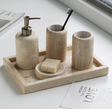 Nordic CaveStone Luxe Badkamer Accessoireset