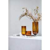 Moderne cilindervaas Amber ombre