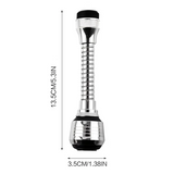 AquaFlex Steel Pro – Rvs Kraanverlenging met 360° Draaiing & Waterbesparende Technologie