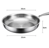 TitaLux – Pure Titaniumpan met Visschub-Hamerslagpatroon