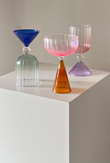 AuroraSip Luxe Cocktailglas met Kleurverloop