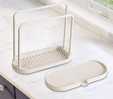 Quique FlexiDry – Afneembare Doek- & Sponshouder voor Spoelbak & Badkamer