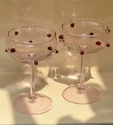 GemLuxe Champagne Coupe – Kleurrijke Kristallen Coupeglazen voor Cocktails & Champagne