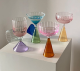 AuroraSip Luxe Cocktailglas met Kleurverloop