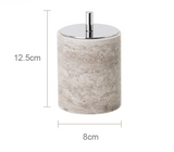 Natuurlijke Zilvergrijze Cave Stone Luxe Badkamer Accessoireset