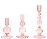 LumiÉclat 3-Delige Glazen Tafeldecor Set