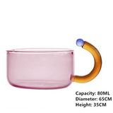 PrismaBrew Hittebestendige Glazen Theepot & Drinkbeker