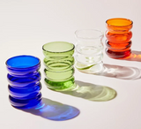 RippleWave Creatieve Hittebestendige Glazen Beker – 250ml Luxe Drinkglas