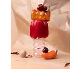 RippleWave Creatieve Hittebestendige Glazen Beker – 250ml Luxe Drinkglas