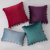 VelvetLux Tassels Kussenhoes