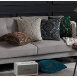 Luxe Europese Damast Cut Velvet Kussenhoes – Authentieke Barok Stijl | Retro Elegante Sierkussenhoes