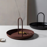 NordicCarry Ronde Draagbare Tray – Handige Opbergtray voor Sieraden en Kleine Objecten