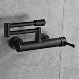 AquaTurn ZwartPro – Luxe Zwarte Wandkraan 360° Draaibaar voor Keuken & Wasruimte