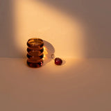 RippleWave Creatieve Hittebestendige Glazen Beker – 250ml Luxe Drinkglas