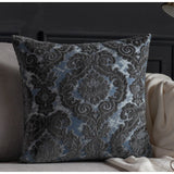 Luxe Europese Damast Cut Velvet Kussenhoes – Authentieke Barok Stijl | Retro Elegante Sierkussenhoes