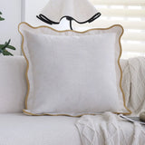 NordicBlauw Geplooide Kussenhoes 45x45