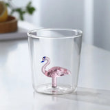 FloraPaw 3D Artistiek Glazen Drinkglas