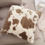 NordicCow Luxe Pluche Sierkussenhoes